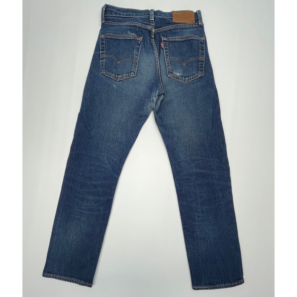 Levi's 501 '93 Straight Leg Jeans Blue 28x30 Vintage 90s Streetwear Denim - Picture 3 of 6